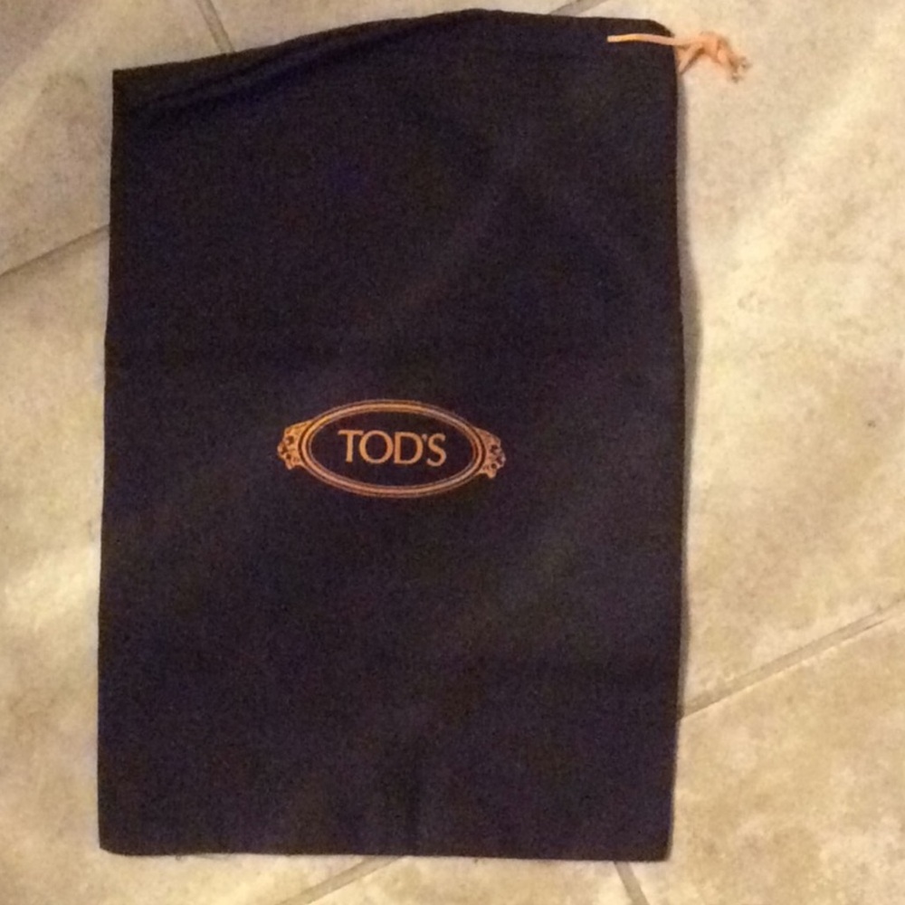 Tod’s Empty dust bag pouch Brown Never used